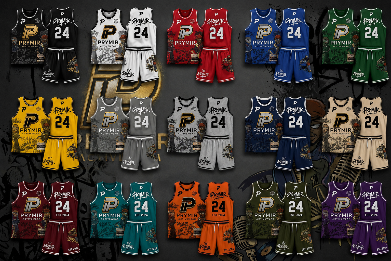PRYMIRACTIVEWEAR JERSEYS