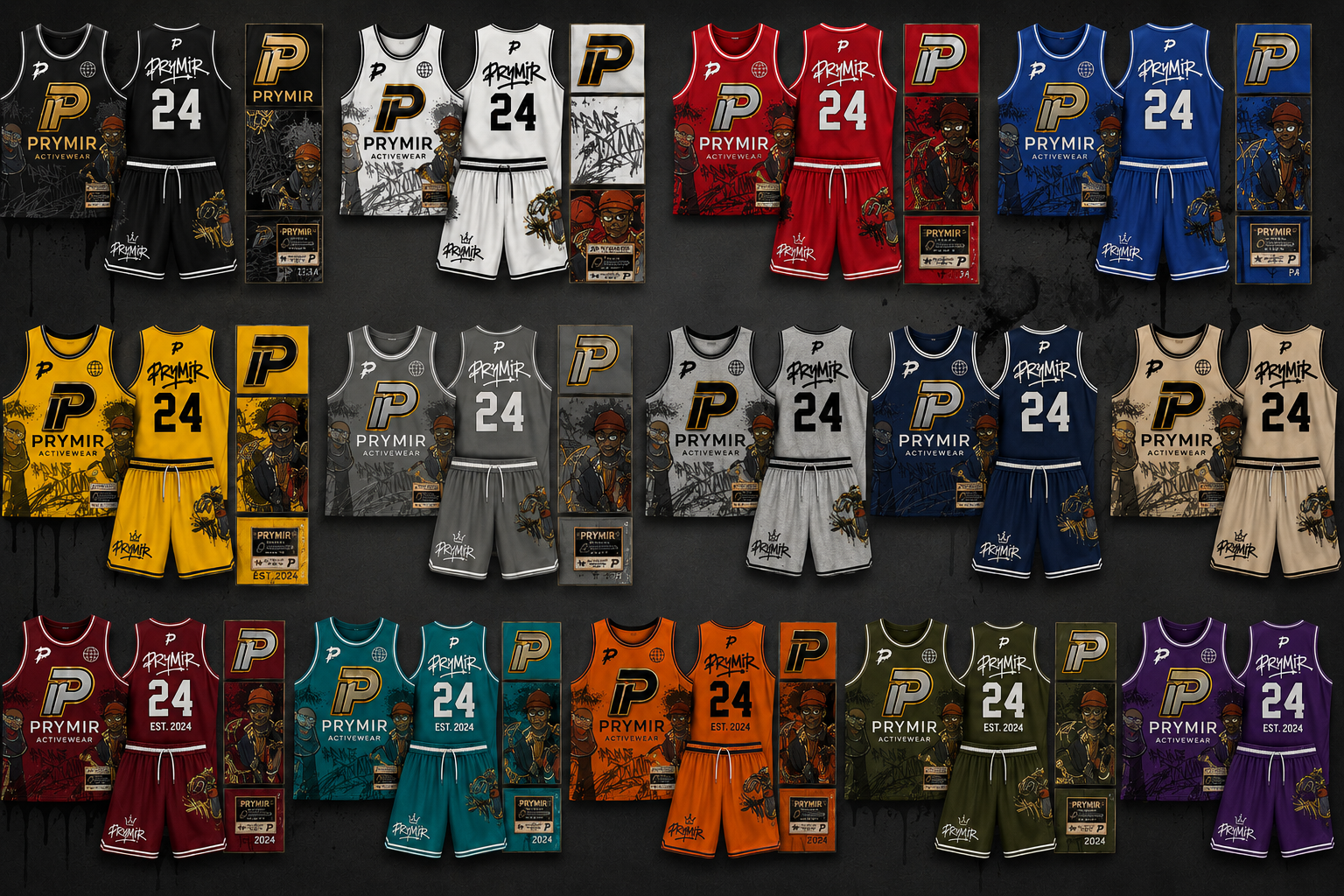 PRYMIRACTIVEWEAR JERSEYS
